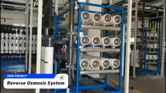 Tratamiento de agua del sistema de ósmosis inversa de la planta de desalinización a gran escala para uso industrial